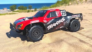 TRAXXAS SLASH 4x4  SAND DUNES  HUGE SENDS [upl. by Omle]