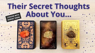 🔥WHAT ARE THEY SECRETLY THINKING ABOUT YOU 💘 PICK A CARD 🌹 LOVE TAROT READING 😍 TIMELESS [upl. by Sihunn]