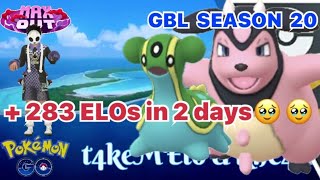 ULTRA LEAGUE  GBL SEASON 20  MAX OUT  POKEMON GO [upl. by Noir17]