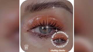 ⭒listen once chubby cheeks subliminal DNA change  desired fullness ⭒ [upl. by Morena]