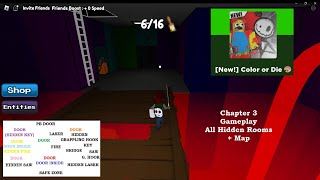 Roblox Color or Die Chapter 3 MAP Full Gameplay Walkthrough All Hidden Doors  4 Endings and Pets [upl. by Ailaham]