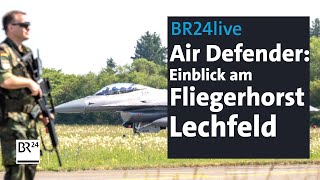 BR24live NATOManöver quotAir Defender 23quot – Luftübung über Schwaben  BR24 [upl. by Neeoma]