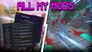 OUTDATED ALL MY MODS AND SETTINGS IN ONE VIDEO Hypixel Skyblock [upl. by Nolava]