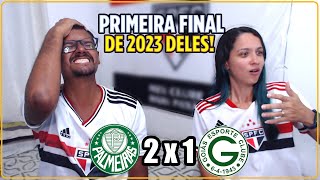 REACT PALMEIRAS 2 X 1 GOIAS  PALMEIRAS MAIS UMA VEZ NA FINAL 🤬 [upl. by Akcimat]