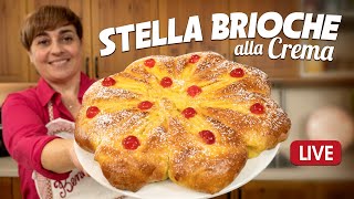 STELLA BRIOCHE ALLA CREMA  Ricetta Live [upl. by Stephani670]