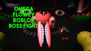 Omega flowey boss fight Roblox version Roblox [upl. by Otrebron]