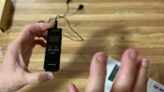 Digital Voice Recorder review  64 GB with playback  A [upl. by Ecilef]