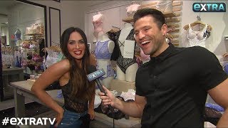 Megan Fox Extratv Interview March 2018  Fredericks of Hollywood [upl. by Litha]