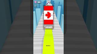 last tak jarur dekhe 😅😱😱 Canada flag painting gift funny gaming shortsfeed ytsorts [upl. by Neraa]