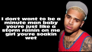 Chris Brown ft Ludacris  Wet The Bed Lyrics On Screen [upl. by Sussi]