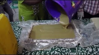 Soap Making Training Video  Peace Corps Ghana [upl. by Naoma]