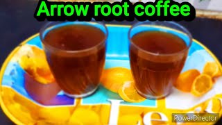 Healthy arrowroot coffeeEvening drinksarrowroot recipeகூவைகிழங்கு healthy drinkshorts [upl. by Eneg448]