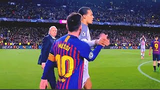 The Day Virgil van Dijk amp Lionel Messi met [upl. by Trilbie]