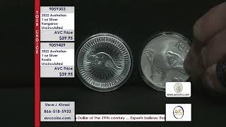 2022 Australian 1 oz Silver Kangaroo or Koala UNC [upl. by Dnumyar]