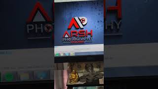 Arsh Photography Logo ✅ trending graphicdesign howtomakelogodesign logo design shorts [upl. by Akcirderf]