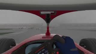 iRacing  Super Formula Lights  Silverstone wet lap 1 [upl. by Rawden]