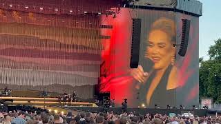 Adele 2022 British Summer Time at London  July 01 2022  Hyde Park London [upl. by Radburn919]