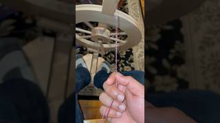 Plying yarn on a Lendrum Spinning Wheel [upl. by Ruscio]