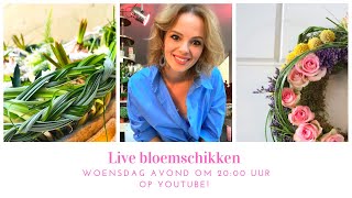 Live bloemschikken VOORJAAR [upl. by Reece]