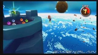 Super Mario Galaxy 2 Walkthrough Bowser Jrs Fiery Flotilla Green Stars [upl. by Aluk778]