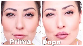 COME INGRANDIRE LE LABBRA CON IL TRUCCO overline per labbra più grandi e volumizzate lips [upl. by Rosita599]