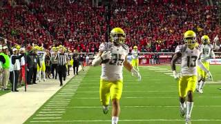 Kaelin Clay drops ball vs Oregon with Utah radio call [upl. by Nnayram]