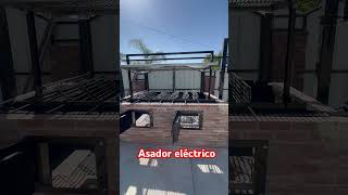 Asador eléctrico asador asadordepollos parrilla asadores asado rostisador bbqgrill trailer [upl. by Schwenk]