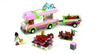 Lego Friends 3184 Adventure Camper Speed Build And Review [upl. by Sisson194]