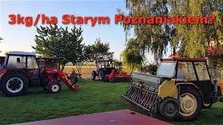 3kgha Rzepaku Ozimego Starym Poznaniakiem Siew i oprysk na chwasty VLOG [upl. by Orna706]