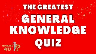 The Greatest General Knowledge Quiz Ever  Ultimate Trivia Quiz Game ✨New Quiz [upl. by Einaeg]