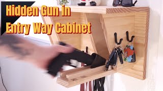 Easy to build gun concealment shelf Under 70 build in one day  How To Build Hidden Gun Furniture [upl. by Jemmy912]