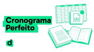 COMO MONTAR UM CRONOGRAMA DE ESTUDOS PERFEITO  QUER QUE DESENHE [upl. by Ayalat]