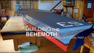 Making a 13foot RC Aircraft Carrier from Scratch  quotBuilding the Behemothquot Part 2 [upl. by Sioux]