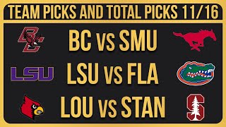 College Football Picks Today 111624 NCAAF Week 12 Betting Picks and Predictions [upl. by Sheedy]