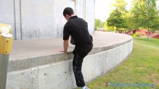 Parkour Academy Freerunning Flow  Simple Move You Can Do With Any Ledge [upl. by Aical]