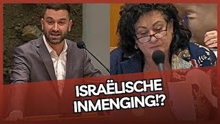 Van Baarle DENK eist opheldering over Israëlische inmenging amp rapport Caroline van der Plas [upl. by Arriek]