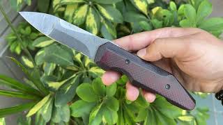 Gustavo Cecchini GTC  Bob Terzuola Collaboration Flipper Custom Knife From R1MarketPlace [upl. by Ylaek776]