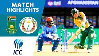 South Africa Hit 209  Afghanistan vs South Africa  ICC Mens WT20 2016  Highlights [upl. by Enillebyam40]