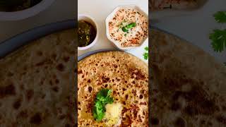 How to make perfect Aloo Ka Paratha at home  Full recipe foodshortsalooparathashortsindianfood [upl. by Claman367]