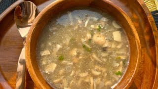 Mushroom Soup  Soup Recipe  How To Make Mushroom Soup  Mushroom Soup Recipe  Mushroom Recipe [upl. by Eerpud]