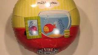 Singing Balloon Miss You Sings Everytime You Go Away [upl. by Mcguire]