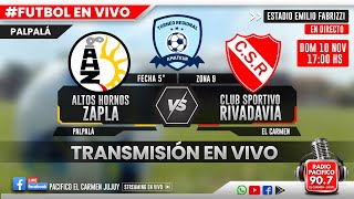 🔴 EN VIVO  AH ZAPLA 🆚 CS RIVADAVIA  FECHA 5  TORNEO REGIONAL  10112024 [upl. by Meilen]