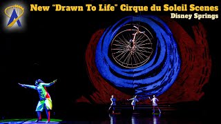 New quotDrawn to Lifequot Cirque du Soleil Scenes Debut at Disney Springs – Highlights [upl. by Hoffarth]