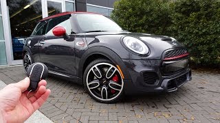 2019 Mini John Cooper Works Hardtop Start Up Exhaust Test Drive and Review [upl. by Enneicul]