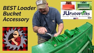 JU FabWorks Loader Bucket Accessory Install [upl. by Inga]