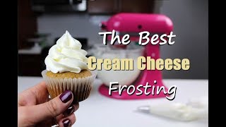 The Best Cream Cheese Frosting  CHELSWEETS [upl. by Nattie]