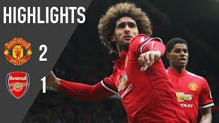 Manchester United 21 Arsenal  Highlights  Premier League [upl. by Maisie155]