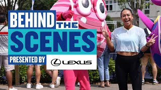 quotMaybe we can sneak a peek through herequot  Lexus presents Eastbourne BTS with Heather Watson  LTA [upl. by Peery]