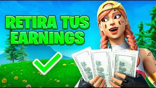 Cómo Reclamar Tus Earnings💸  Fortnite [upl. by Enailil870]