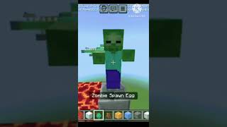 villager vs zombie💥🤣💯💣 in minecraft minecraft trending shots shot 💥💥💯💣 [upl. by Concordia181]